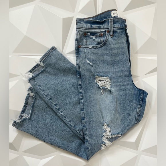 Abercrombie & Fitch Ultra High Rise Ankle Straight women’s Size:28/6s - Picture 7 of 8